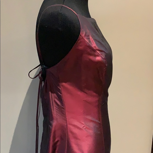 NWT - Bebe Red Silk Gown - Picture 4 of 6